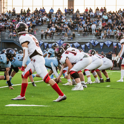 Football game day stadium parking shuttle for NFL and college football