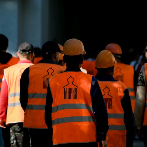 FlexTram labor staffing company crew shuttle to job sites