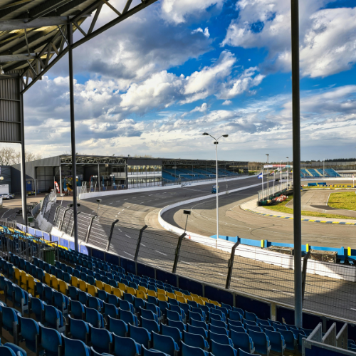 FlexTram raceway motorsports event spectator transport shuttle