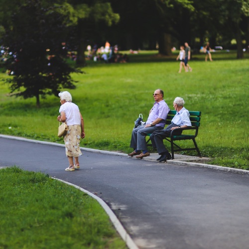 FlexTram ADA compliant senior living community shuttle transport