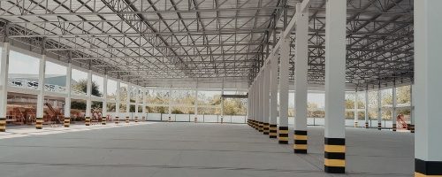 FlexTram warehouse worker transport shuttle
